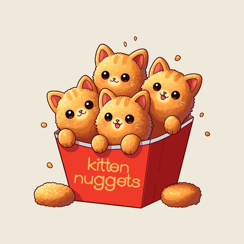 Pépites de chatons mignons chats kawaïens