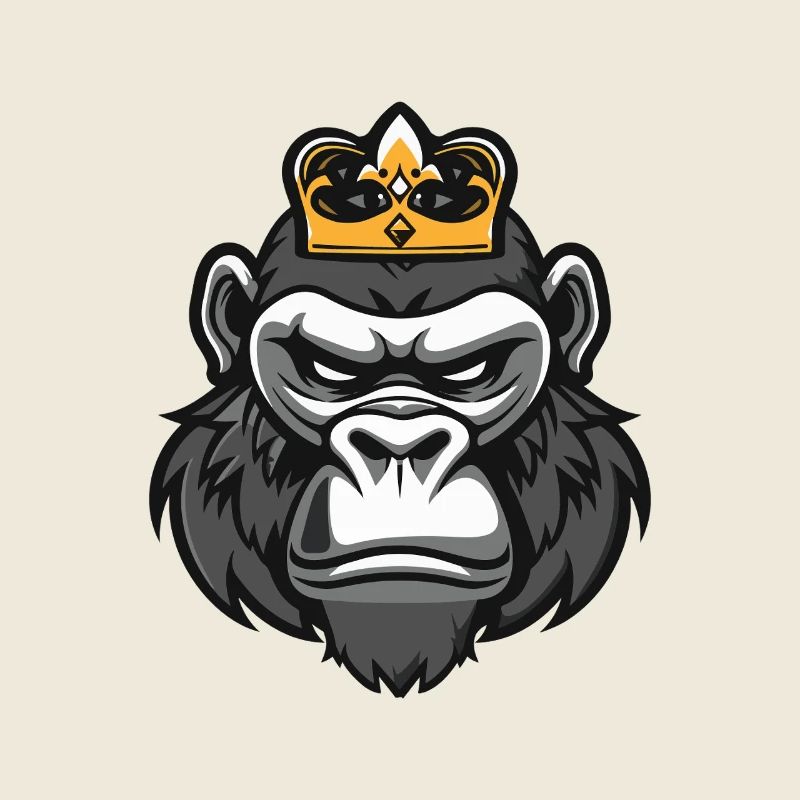 Gorilla Head Crown