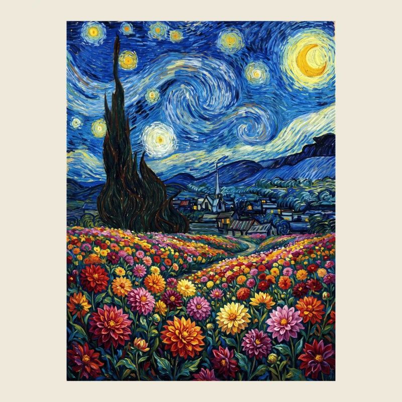 Dahlie Sternennacht