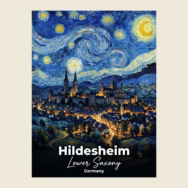 Hildesheim Germany Starry Night