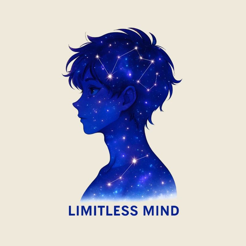 Limitless Mind Galaxie Silhouette