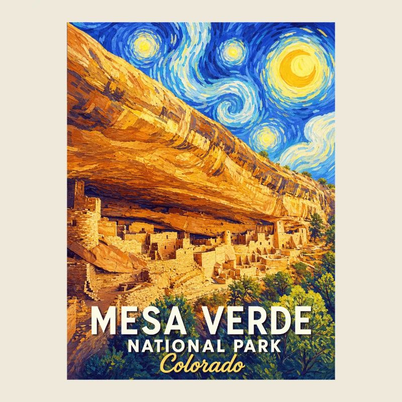 Mesa Verde Sternennacht Colorado