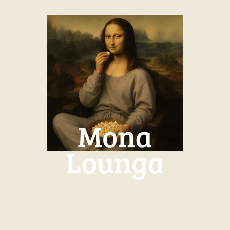 Mona Lounga Leonardo Da Vinci Drôle Mona L Paresseuse