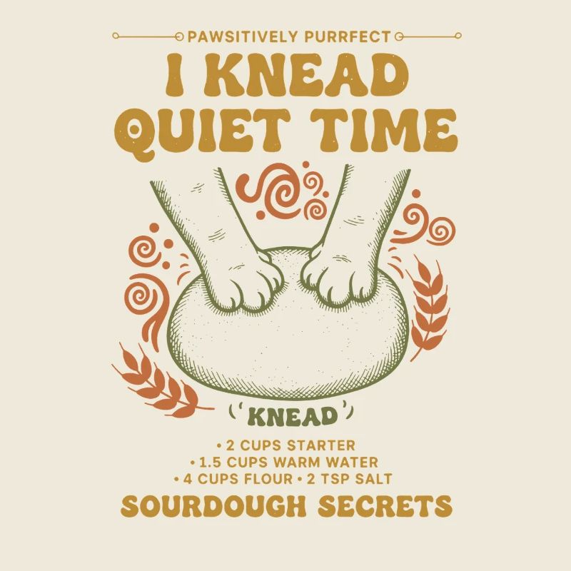 Sauerteig knete ich ruhige Zeit Brotbacken