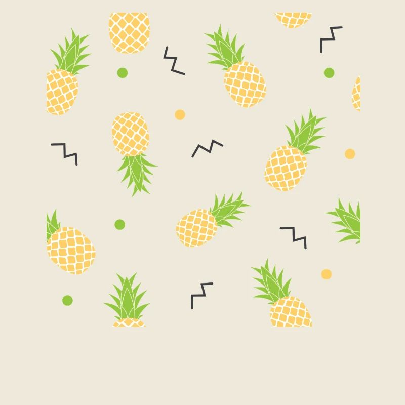 pineapple yellow pattern