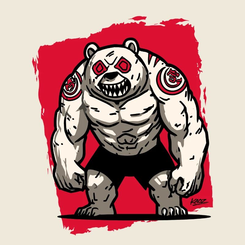 Crimson-Eyed Dire Bear