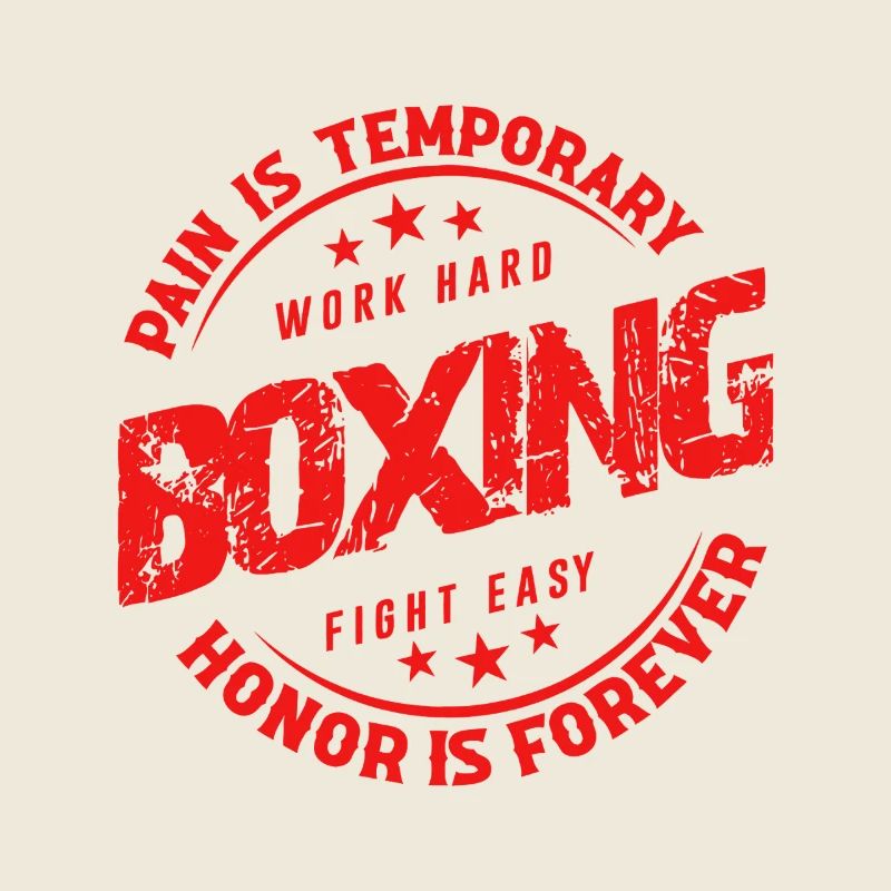 Boxing Stamp: Daily Grind Motto