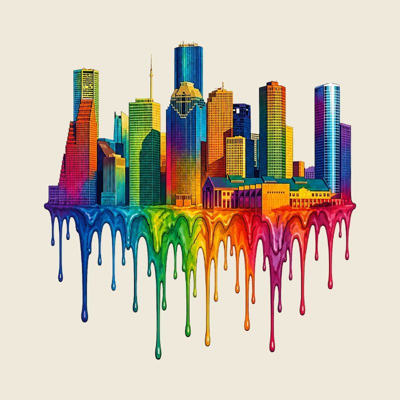 Houston, Texas – Dripping Paint