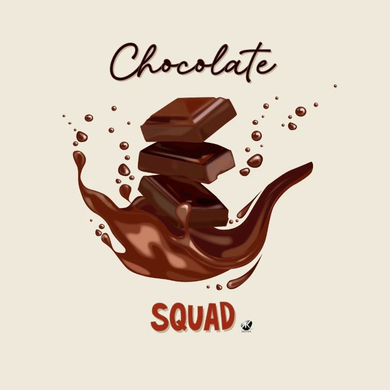 Chocolate Pieces and Melted Chocolate Abbi