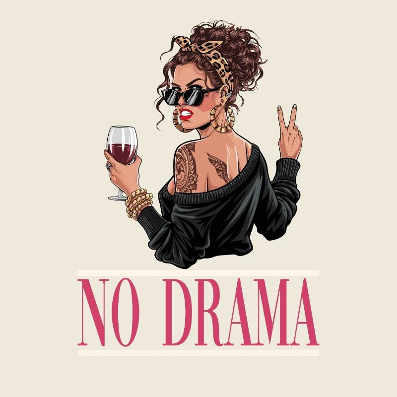 Imprimé style diva sans drame