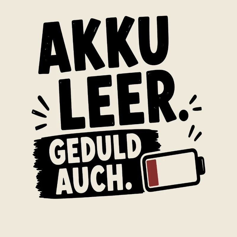 Akku leer