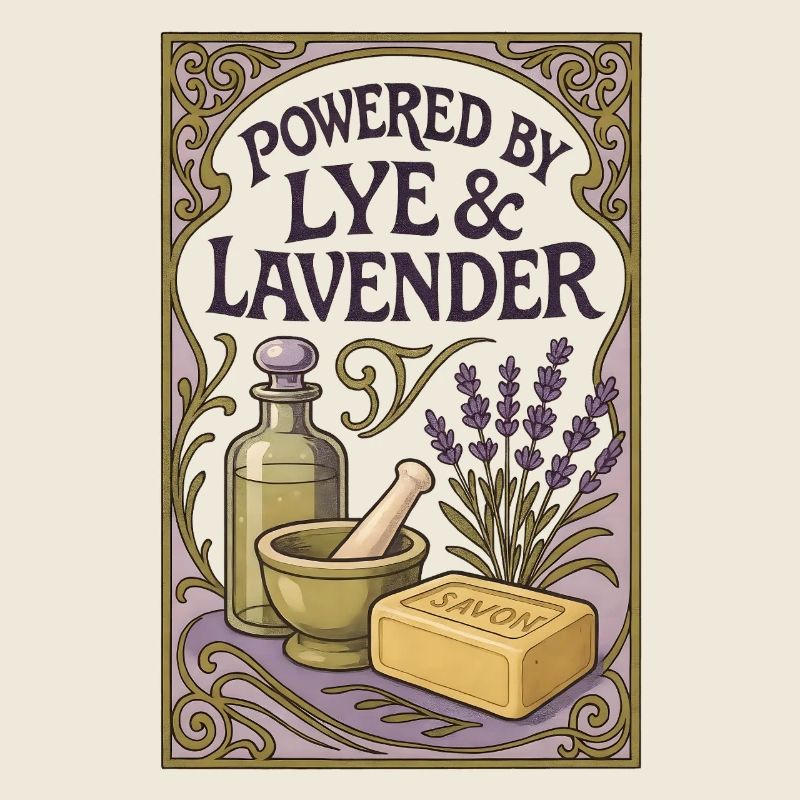 Lye & Lavender | Soap boiling