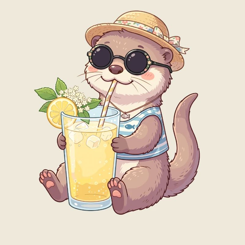 Summer Otter Lemonade Vibe
