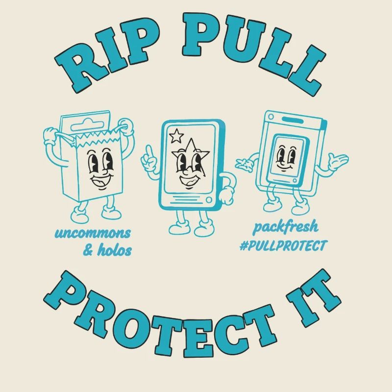 Trading Card Collector Rip Pull Protect It