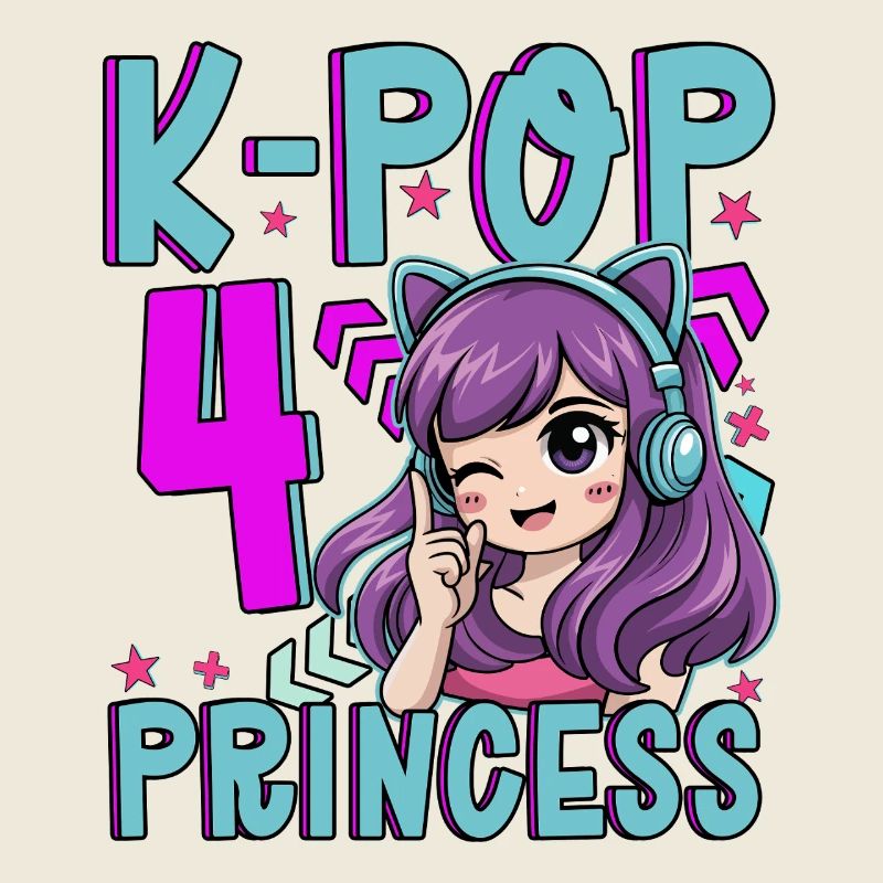 Princesse K-Pop Anniversaire de 4 ans