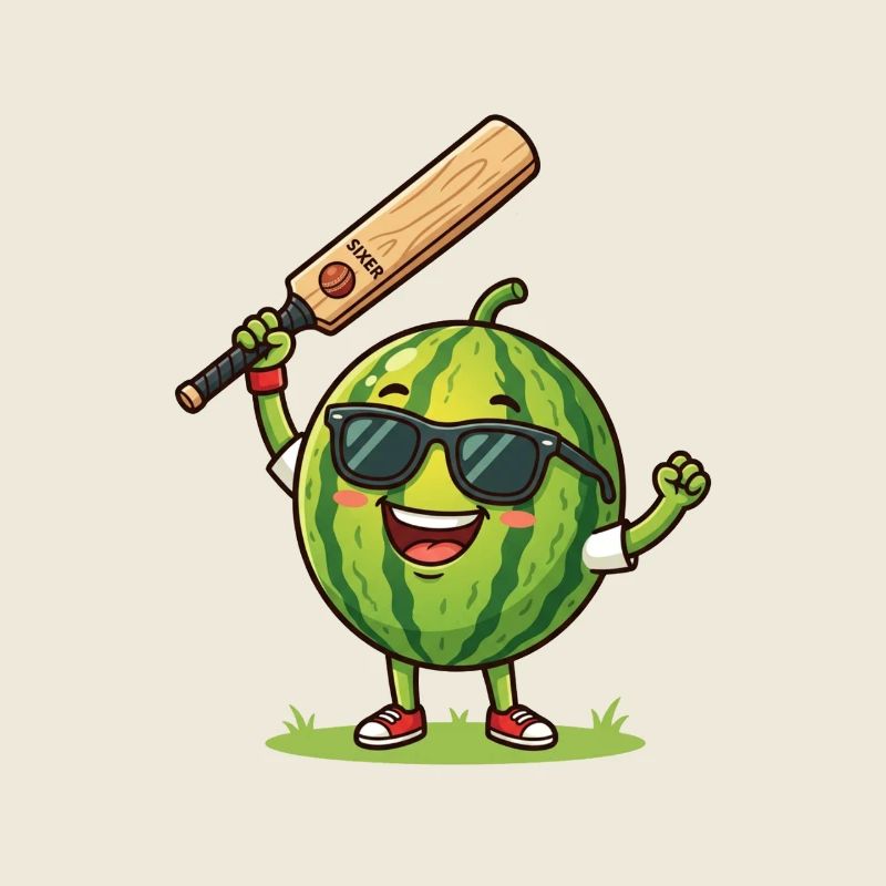 Été drôle de Watermelon Cricket Sixer