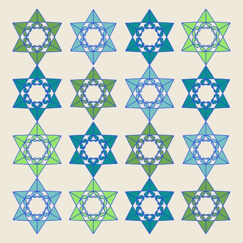 Star Scape Geometrisches Muster