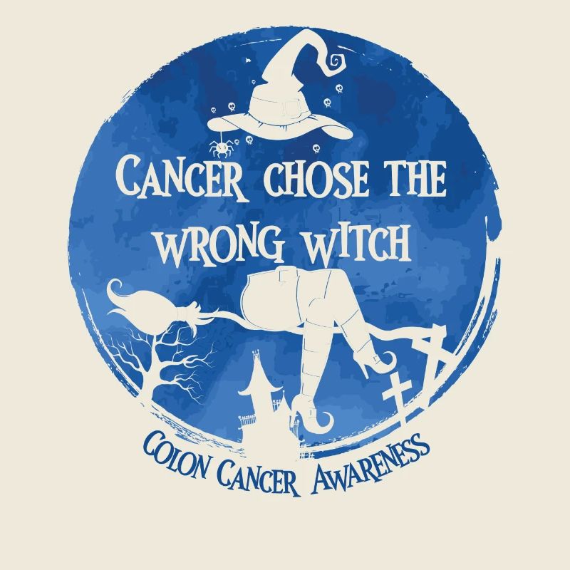 Cancer Witch Dark Blue Colon