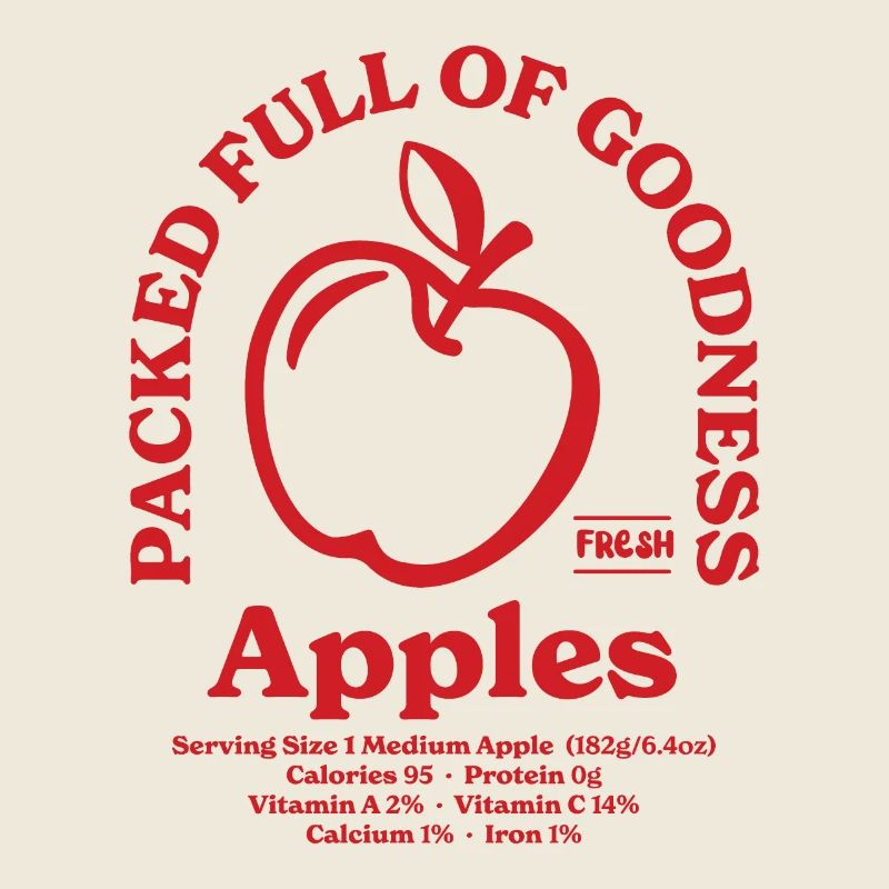 Äpfel Nährwert Rot