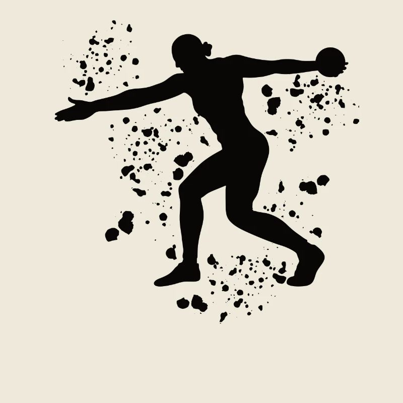 Diskuswerfer Colorsplash Diskuswurf