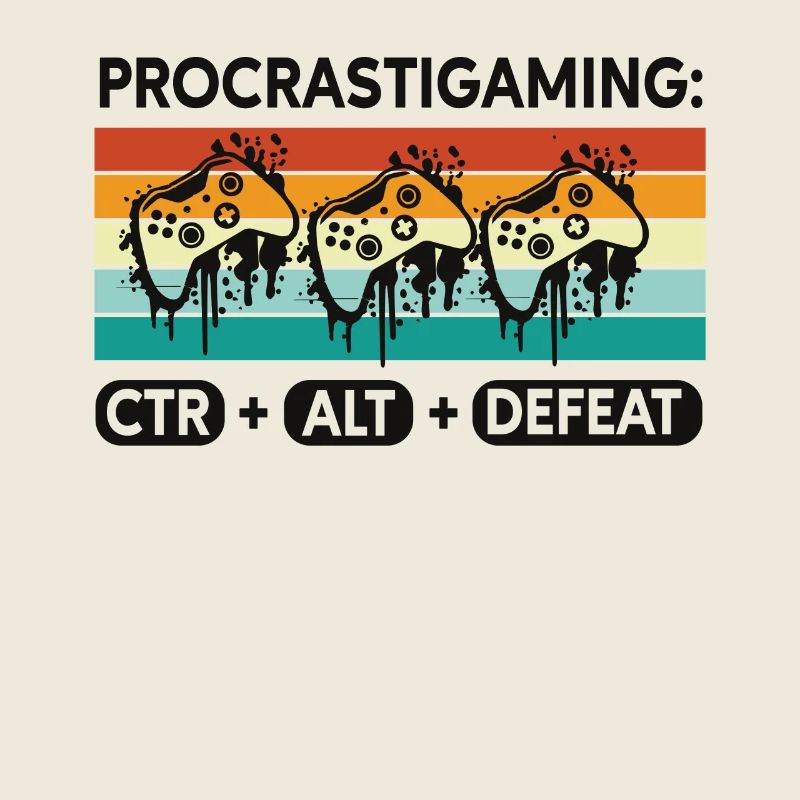 Gamer Procrastigaming CTR Alt Defeat Gaming
