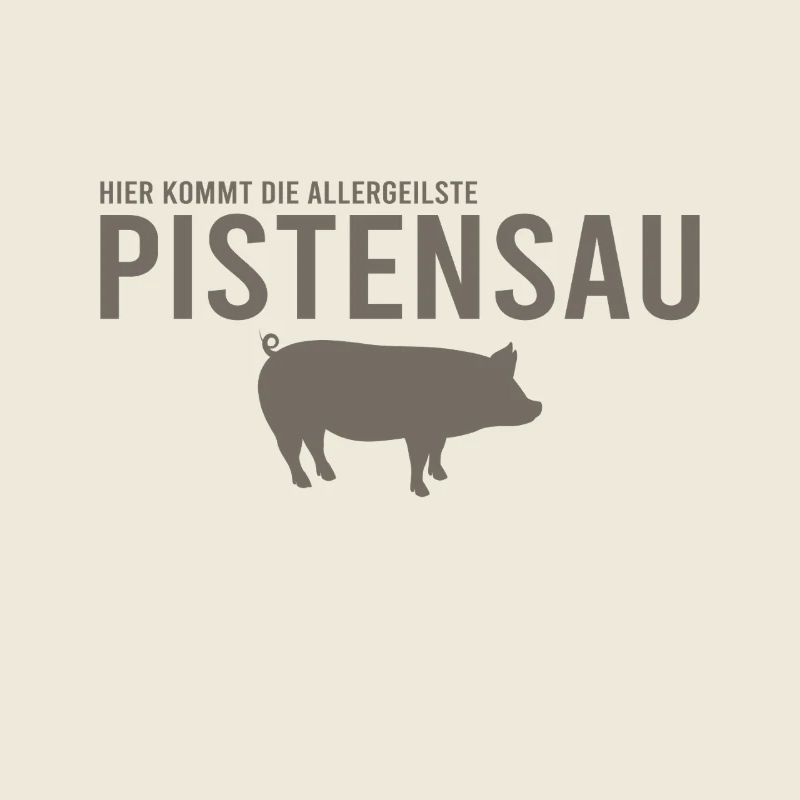 Pistensau Skier Fun