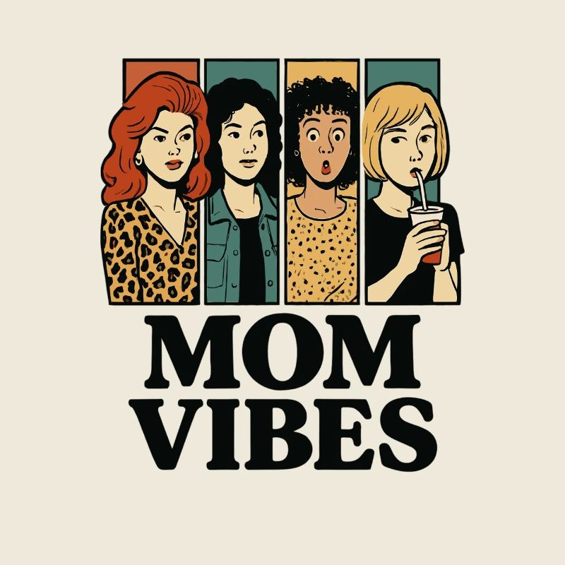 Mama Vibes – Style BD Rétro