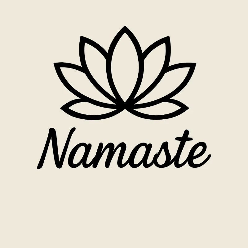 Namaste – Lotusblüte Yoga Design