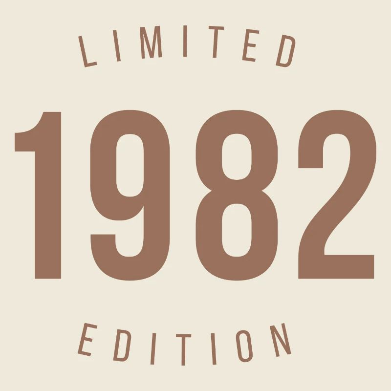 1982 Édition limitée Style rétro Cadeau d’anniversaire