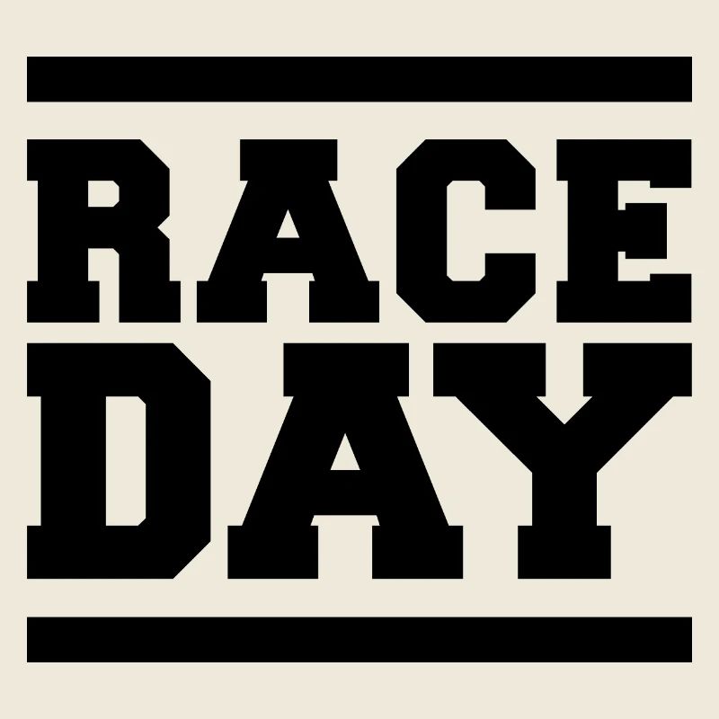 Race Day Formula Car Racing Icon Logo Graphic
