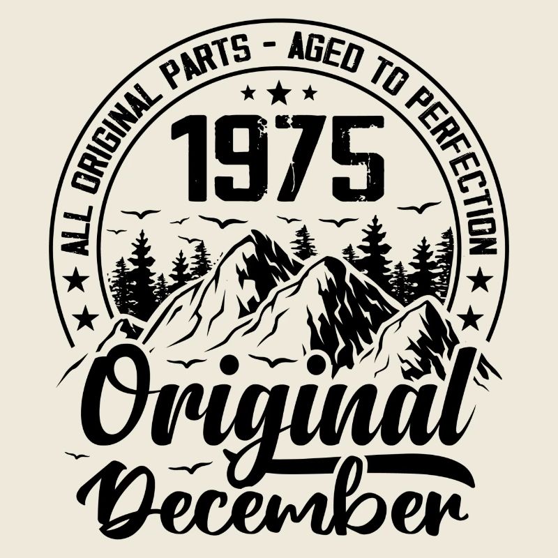1975 Dezember Original Geschenk zum 49-jährigen Jubiläum