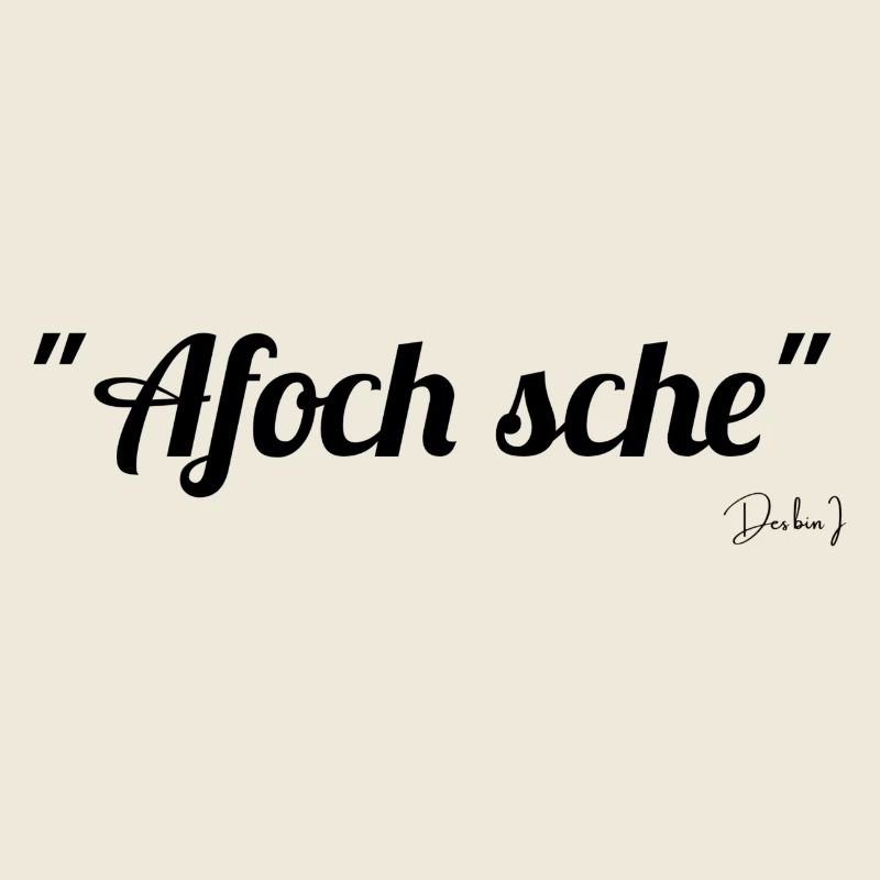 Afoch sche schwarz