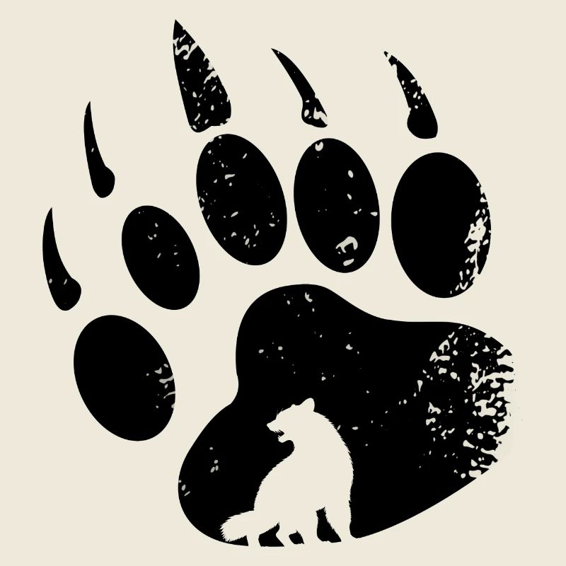 Wolverine Empreinte Martre Ours Chien Wolverine