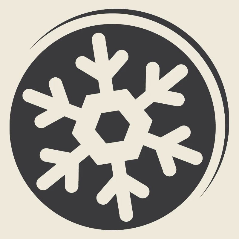 Snowflake Snow Symbol Icon Logo Crystal