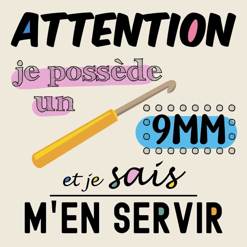 Je possède un crochet 9mm et je sais m'en servir.
