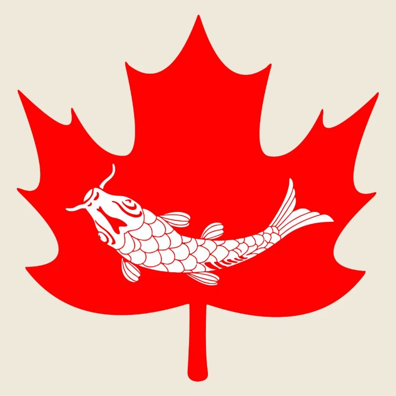 Logo du poisson-feuille d’érable du Canada