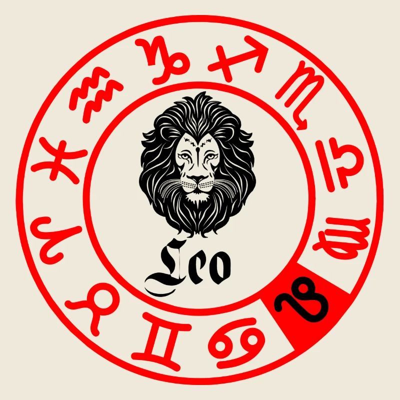 Zwölf Sternzeichen Löwe Löwe