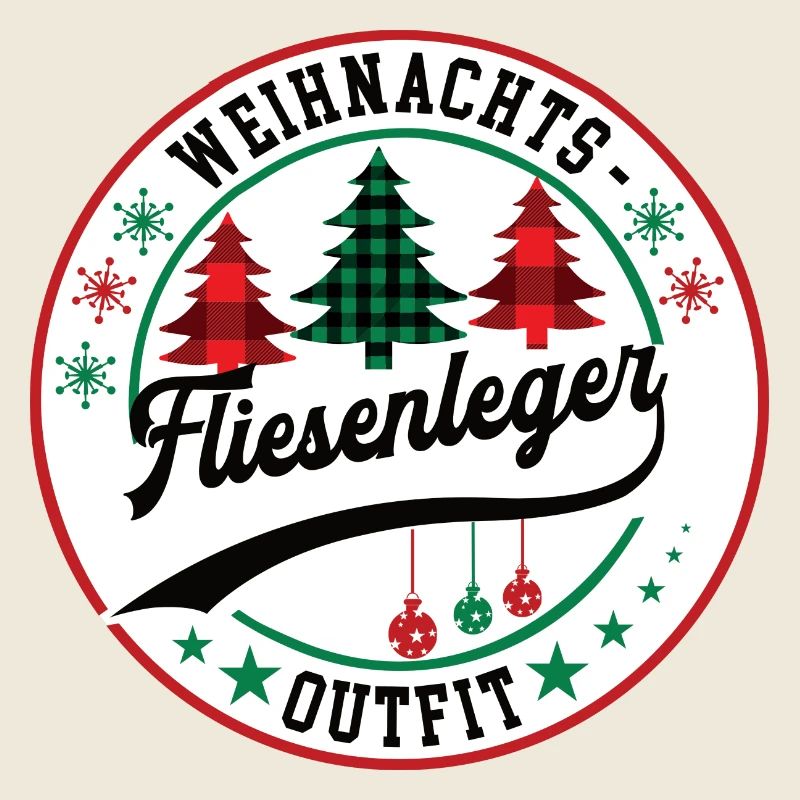 Fliesenleger Weihnachten Kollege Bodenleger