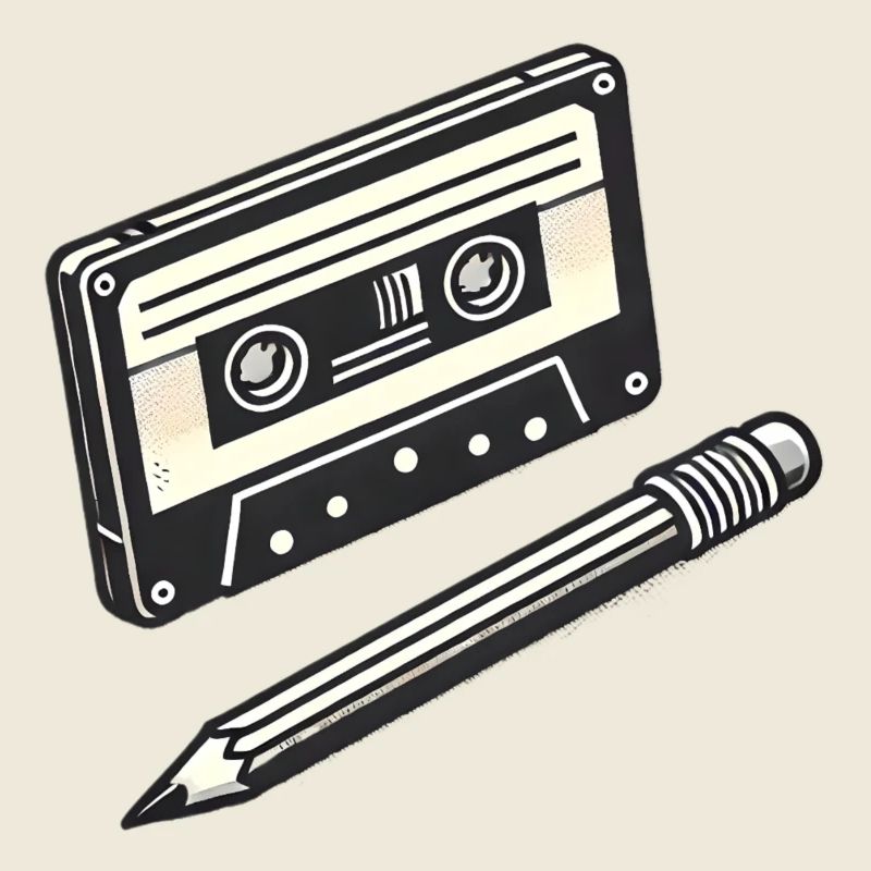 Cassette et crayon - IYKYK