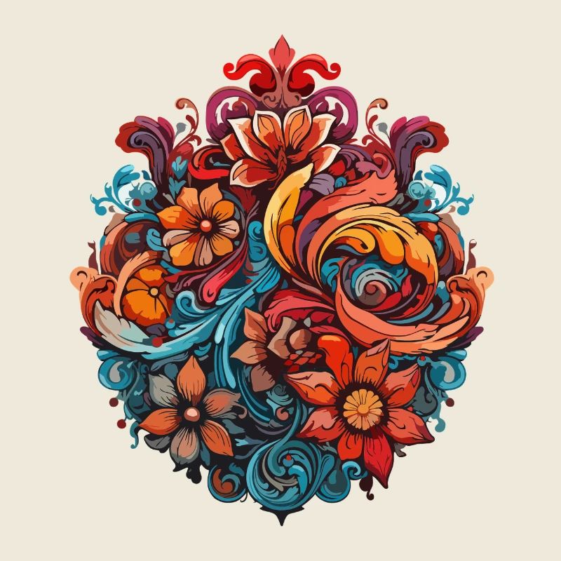 Blumenornament