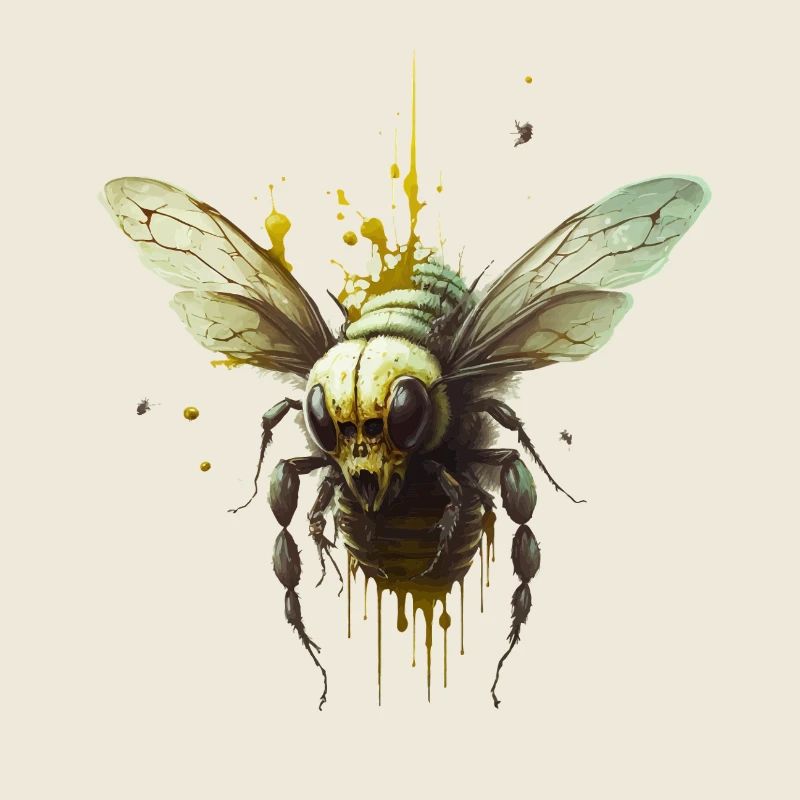 Abeille goutte à goutte