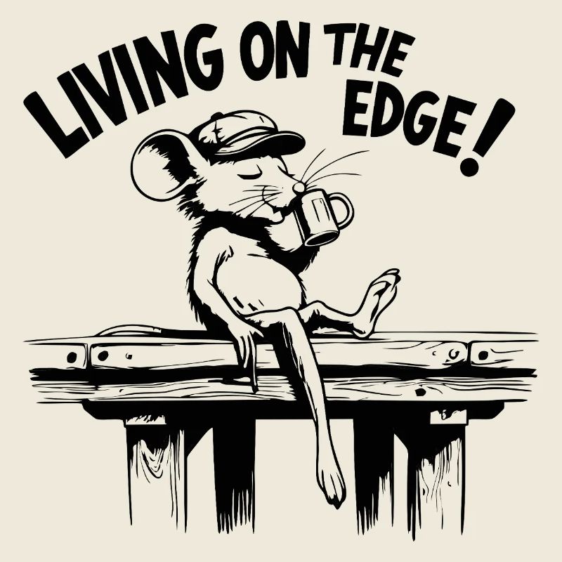 Little mouse Living on the edge