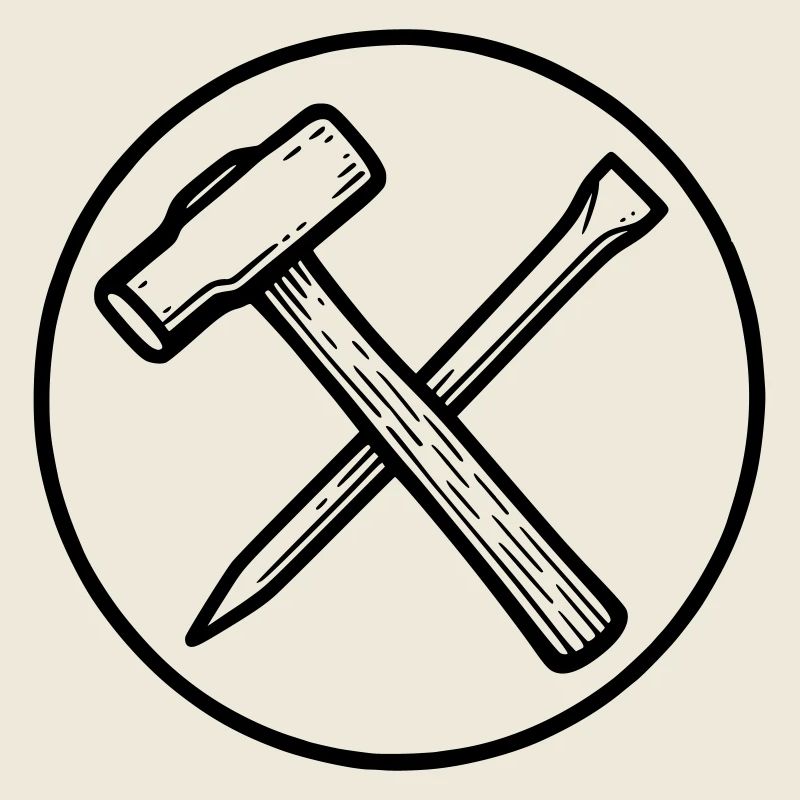 Hammer und Meißel