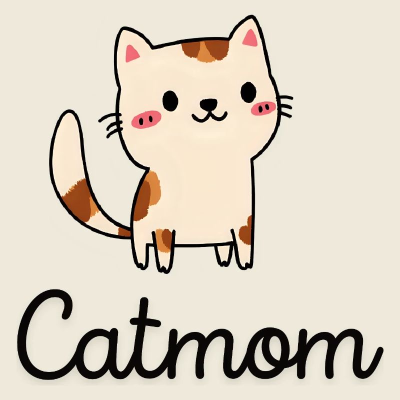 Design de chat mignon avec charme