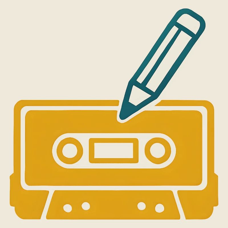 Retro Bleistift Kassette