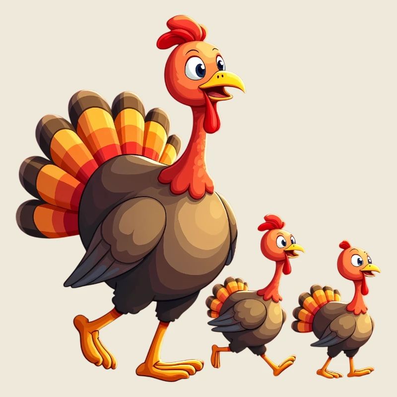 Bébé dinde de Thanksgiving