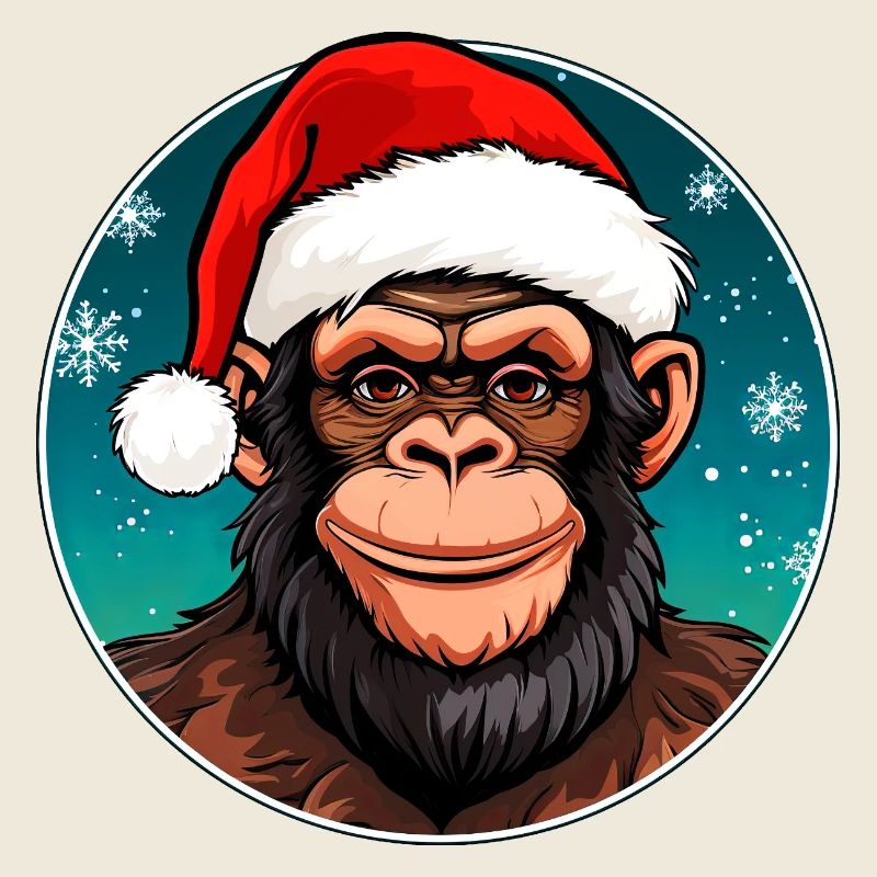 Weihnachten Schimpansen