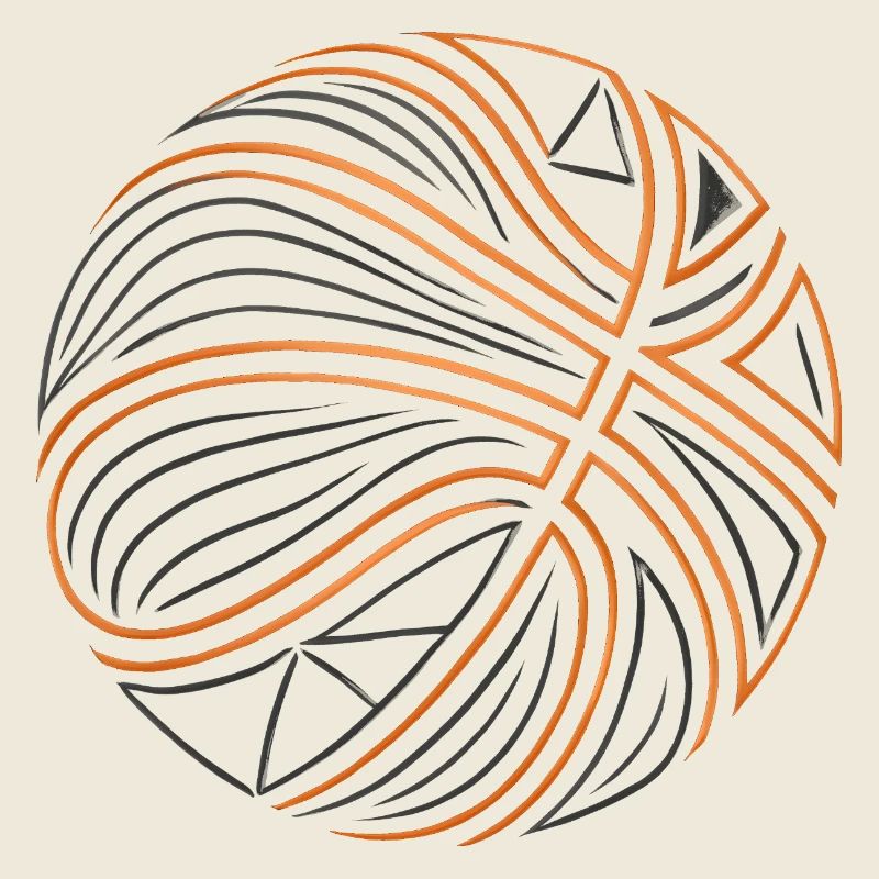 Thread Swivel Orange Black