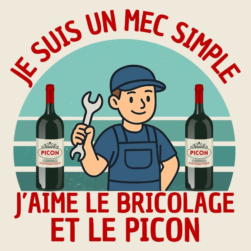 Mec simple bricolage et apéro humour drôle