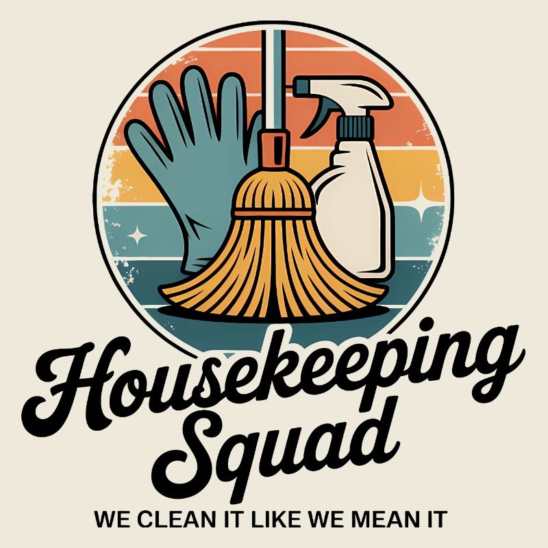 Lustiges Putzen Design